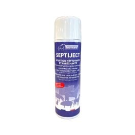 Solution nettoyante et asséchante Septiject 500 mL SEPTICARE