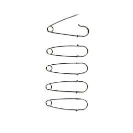 5 Épingles de bouclement sans oeillet pour ovin 8 cm