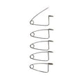 5 Épingles de bouclement avec œillet pour ovin 8 cm