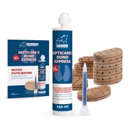 Kit SEPTICARE XL : colle 250 ml + 10 semelles