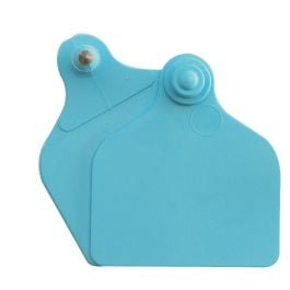 Boucles de marquage Ukal Flex maxi+maxi nue bleue x20