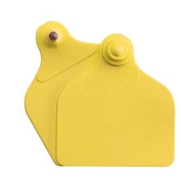 Boucles de marquage Ukal Flex maxi+maxi nue jaune x20