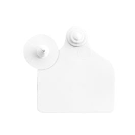 Boucles de marquage Ukal Flex maxi+bouton nue blanc x20