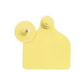 Boucles de marquage Ukalflex maxi+bouton nue jaune x20