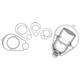 Support plastique SIMCRO pour flacon 100ml