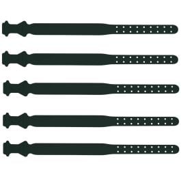 50 colliers noirs pour ovins en plastique