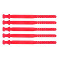 50 colliers rouges pour ovins en plastique