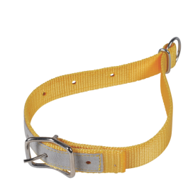 Collier mouton nylon jaune