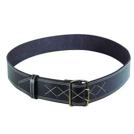 Collier cuir noir 60mm x 125cm