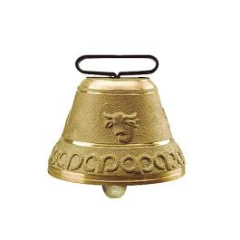 Cloche ronde en fonte de laiton 120 mm