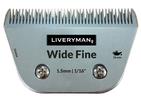 Peigne de tondeuse large 1,5 mm, finition A5 Liveryman
