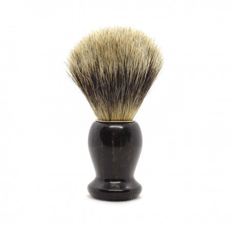 Blaireau de rasage en Ebène Pur Badger Taille 12 GENTLEMAN BARBIER