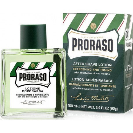 Lotion Après-Rasage Verte Eucalyptus & Menthe 100 ml PRORASO