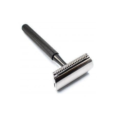 Rasoir de Sureté 3 pièces double tranchant en Graphite texturé