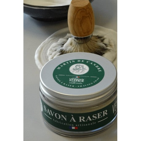 Savon à Raser parfum Vetyver 200gr MARTIN DE CANDRE