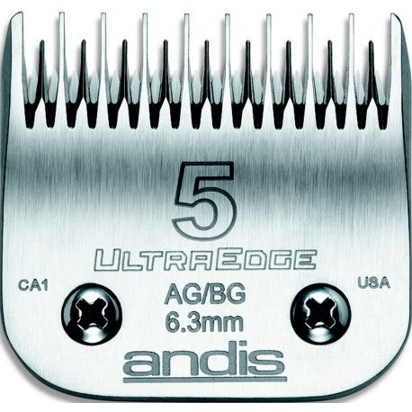 Tête de coupe N°5 6.3mm à dents espacées pour tondeuse Pro ANDIS/MOSER