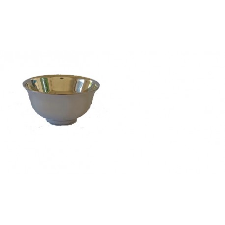 Bol à Savon inox Diam : 9.5cm, Haut : 4.9cm 69gr LORDSON
