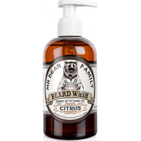 Shampoing à Barbe Citrus 250ml MR BEAR FAMILY