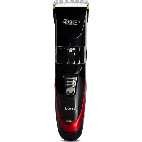 Tondeuse cheveux&barbe 3 jours recharg./sect. Rouge 2 batteries LORDSON