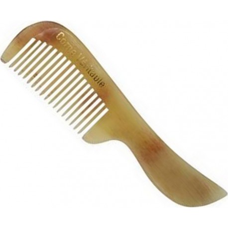 Peigne à Moustache à manche, corne véritable 10.5cm LORDSON