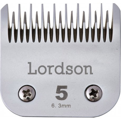 Tête de coupe n°5 6.3mm dents espacées pour tondeuse Pro LORDSON/ANDIS/MOSER