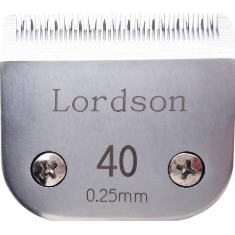 Tête de coupe N°40 0.25mm chirurgicale,inox pour tondeuse Pro LORDSON/ANDIS/MOSE