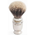 Blaireau Antique pur poil blanc de haute montagne T12, manche cuivre PLISSON
