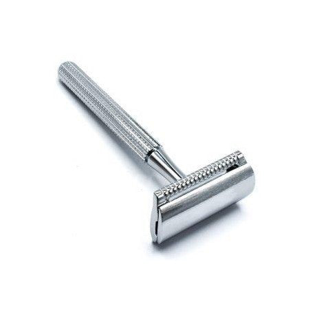 Rasoir de Sureté 3 pièces double tranchant manche galvanisé