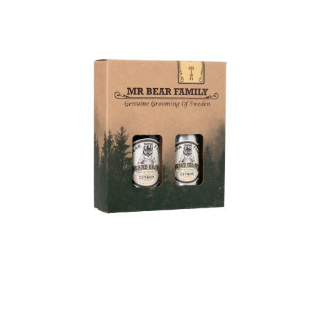 Coffret baume et huile à barbe citrus 50ml MR BEAR FAMILY