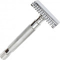 Rasoir de Sureté dentelé à peigne ouvert, acier de marine 115grs,ouv tot.PARKER