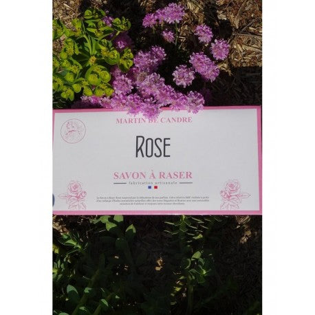 Enveloppe de Savon à Raser Rose MARTIN DE CANDRE