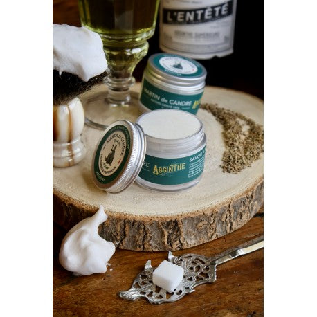Savon à Raser parfum Absinthe 50gr MARTIN DE CANDRE