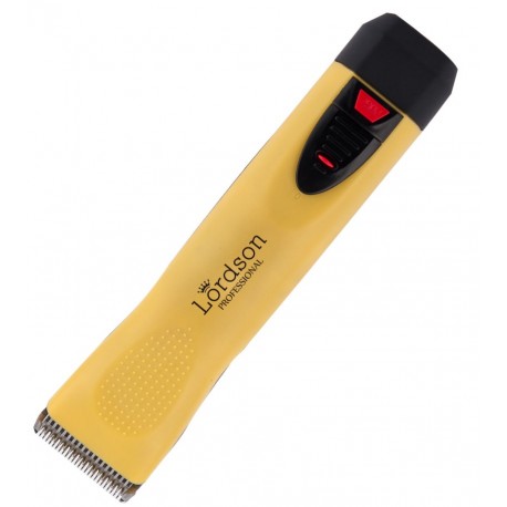 Tondeuse PRO Vétérinaire 30W recharg. 2 bat. lith. tête chirurg., jaune LORDSON