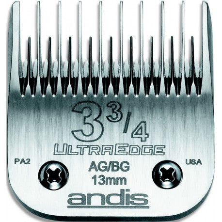 Tête de coupe N°3-3/4 13mm à dents espacées pour tondeuse Pro ANDIS/MOSER