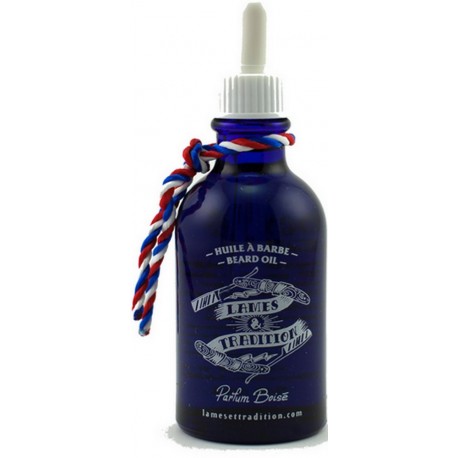 Huile à Barbe, Parfum Boisé 30ml LAMES & TRADITION