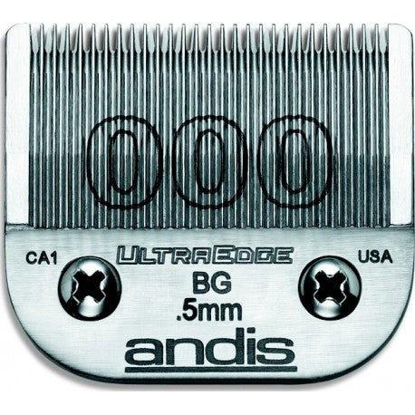 Tête de coupe N°000 0.5mm 25 dents pour tondeuse Pro ANDIS/MOSER