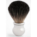 Blaireau Pur Poil Noir T12 - Laiton Massif & Palladium JORIS