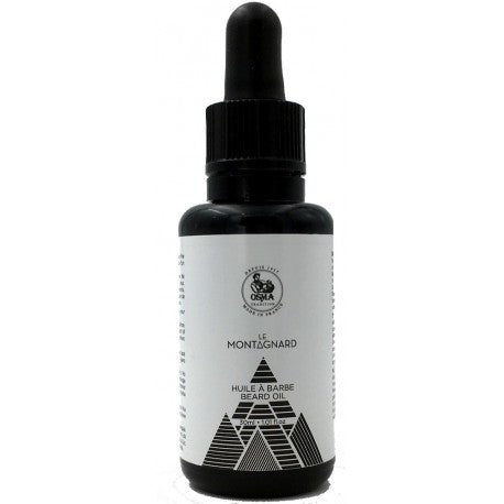 Huile à Barbe Le Montagnard au Beurre d’Edelweiss, senteur boisé 30ml OSMA
