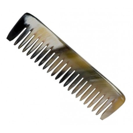 Peigne à Barbe & Moustache, râteau, 9 cm, en corne véritable LORDSON
