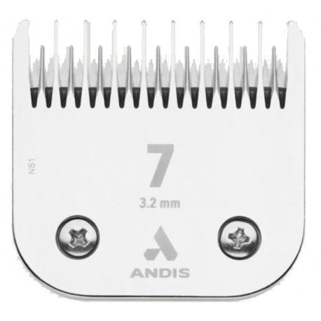 Tête de coupe N°7 3.2mm à dents espacées pour tondeuse Pro ANDIS/MOSER