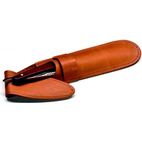Etui pour Coupe Choux en Cuir Marron THIERS ISSARD
