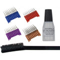 Jeu 4 sabots mét. 3,6,10,13mm 1230/33/1400/1853/54/72/73/81 brosse. huile MOSER