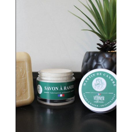 Savon à Raser parfum Vetyver 50gr MARTIN DE CANDRE
