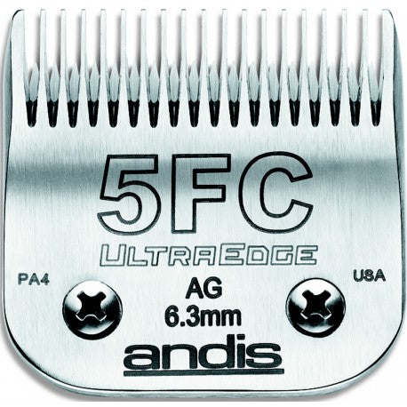 Tête de coupe N°5FC 6.3mm finition pour tondeuse Pro ANDIS/MOSER