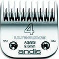 Tête de coupe N°4 9.5mm à dents espacées pour tondeuse Pro ANDIS/MOSER