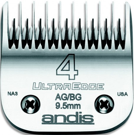 Tête de coupe N°4 9.5mm à dents espacées pour tondeuse Pro ANDIS/MOSER