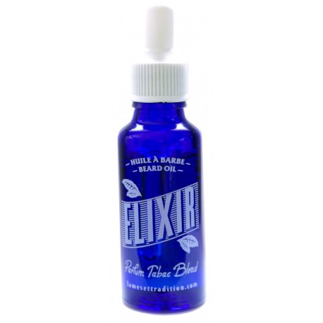 Huile à Barbe Elixir, Parfum Tabac Blond 30ml LAMES & TRADITION
