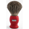 Blaireau pur poil gris de Russie taille 12, Access, manche Rouge Ferrari PLISSON
