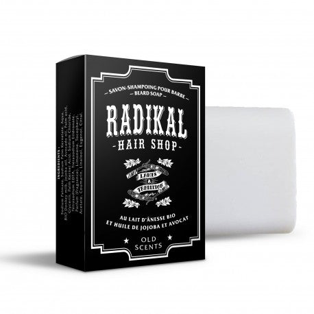 Savon-shampoing à barbe OLD SCENTS au lait d'anesse 100g LAMES ET TRADITION