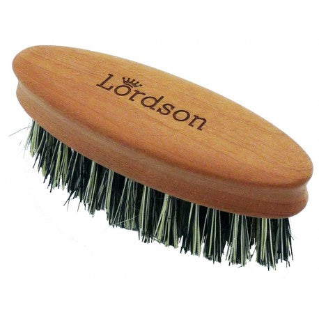 Brosse à Barbe Végan, brosse en fibre de cactus, Poirier, 5 rangs 8,3 cm LORDSON